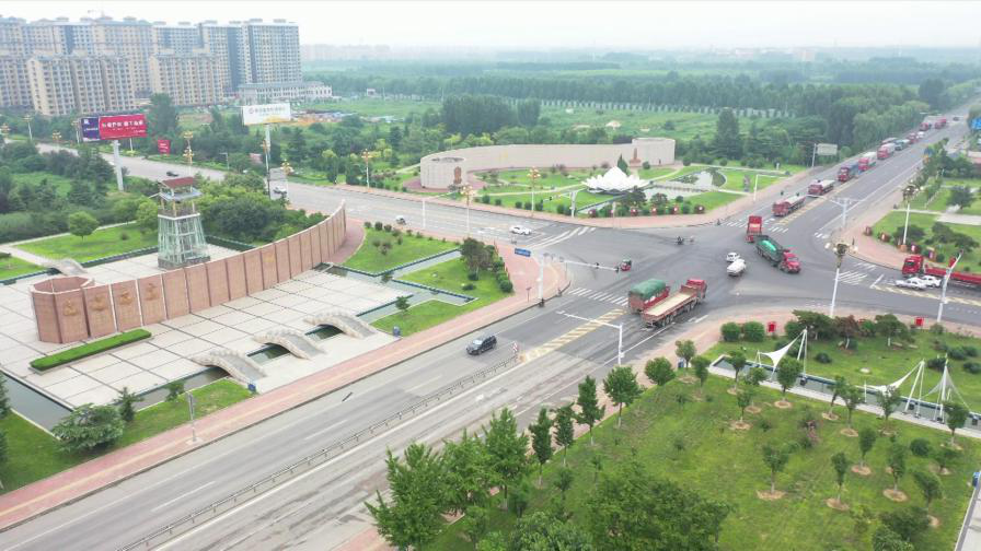 汶上县城市四角绿地绿化工程